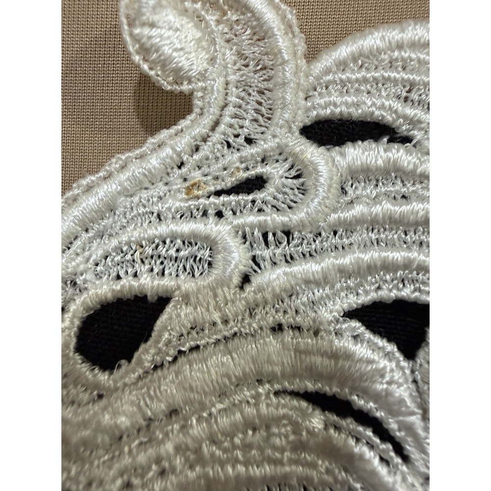 Vintage Scott McClintock Black‎ Maxi Dress 12 White Lace Whimsigoth Renaissance - Picture 4 of 9